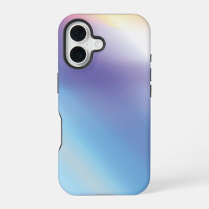 Blue Purple Pink and Yellow Abstract Art iPhone 16 Case
