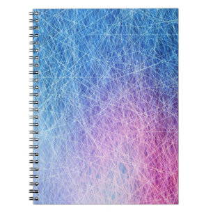 Blue Purple Pink Blended Notebook