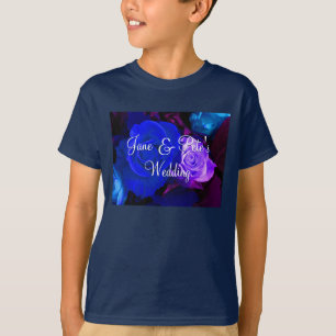 Blue Purple Rose T-Shirt