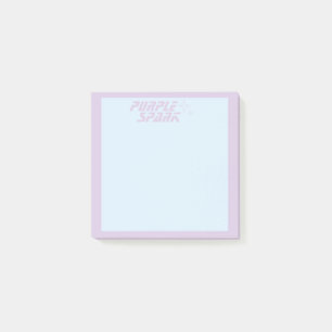Blue Purple Small Business Post-it Notes