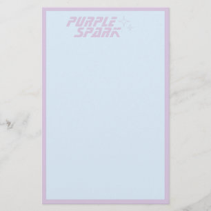 Blue Purple Small Business Stationery
