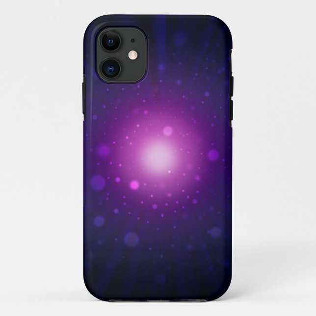 Blue Purple Space Galaxy Stars Abstract Case-Mate iPhone Case (Back)