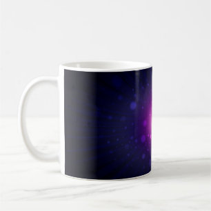 Blue Purple Space Galaxy Stars Abstract Coffee Mug