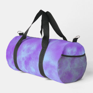 Blue Purple Storm Cloud Effect Duffle Bag