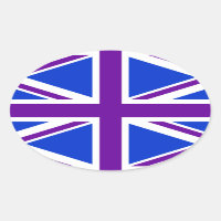 Blue Purple Union Jack