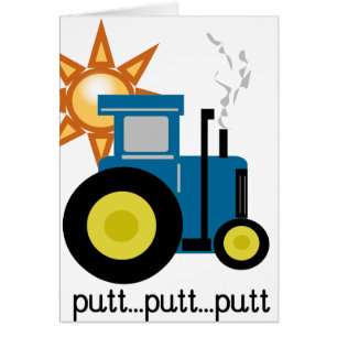 Blue Putt Putt Tractor