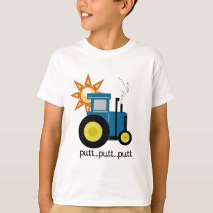 Blue Putt Putt Tractor Tshirts and Gifts