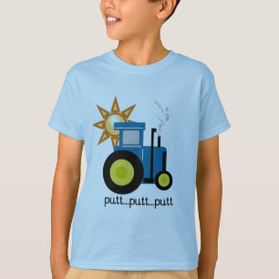 Blue Putt Putt Tractor Tshirts and Gifts