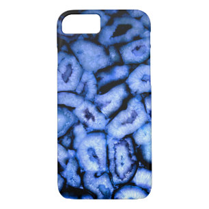 Blue Quartz Agate Geodes Case-Mate iPhone Case
