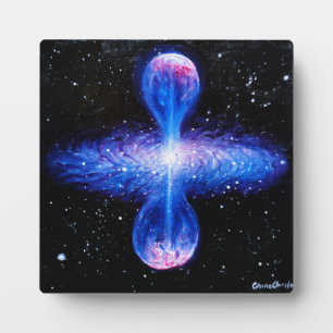 Blue quasar plaque
