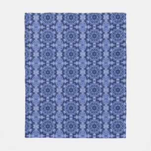 Blue Quilt Fleece Blanket