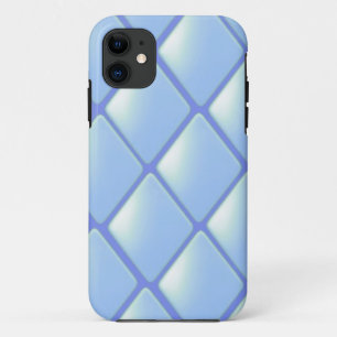 Blue Quilted Diamond Pattern Case-Mate iPhone Case