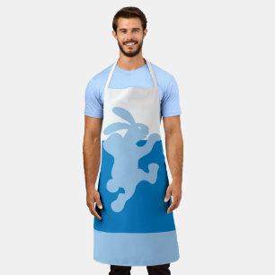 Blue Rabbit Apron