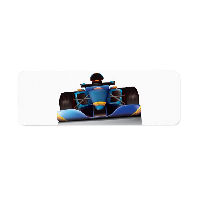 Blue Racing Car (Front)