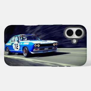 Blue Racing Car Phone Case