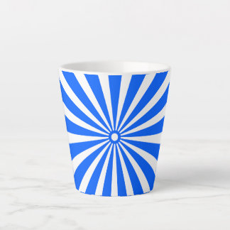 Blue Radiant Burst Mug – Bold Geometric Sunshine