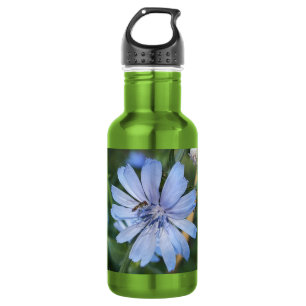 Blue Radicchio Flower 532 Ml Water Bottle