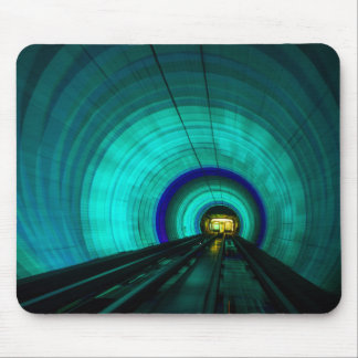 Blue railroad tunnel, Singapore Mouse Pad