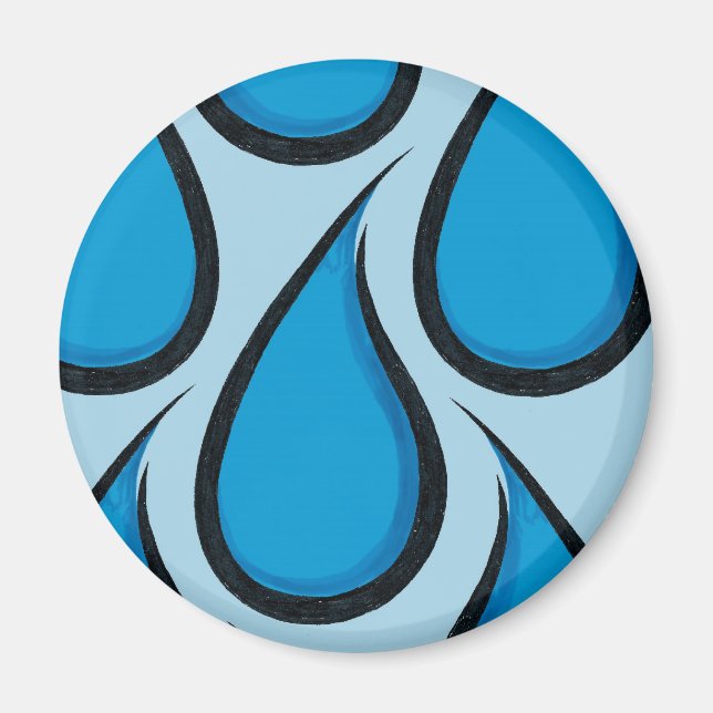 Blue Rain Magnet (Front)