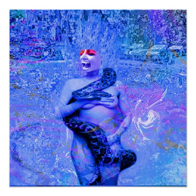 Blue Rain Poster (Front)