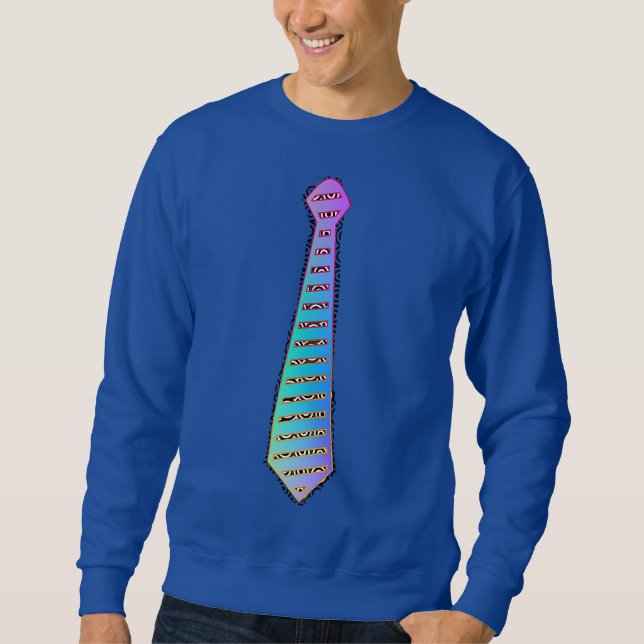 Blue Rainbow Blue Fun Sweatshirt (Front)