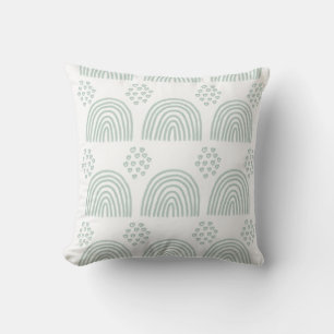 Blue Rainbow Decorative Pillow