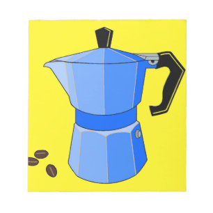 Blue Rainbow Espresso Notepad