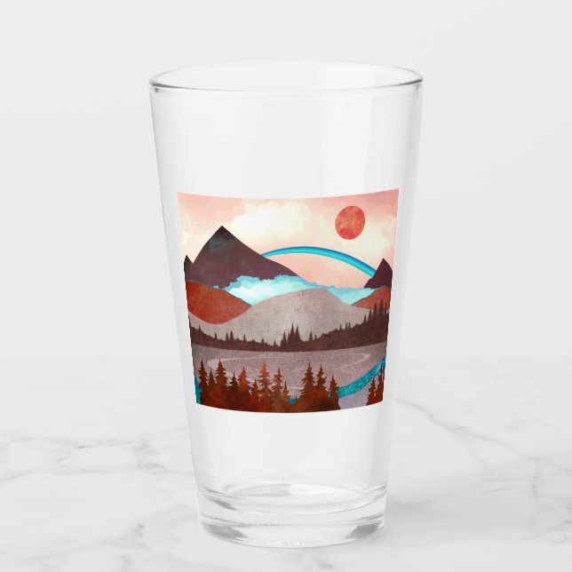 Blue Rainbow Landscape Glass (Front)