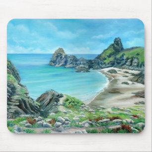Blue Rapture at Kynance Cove Mouse Pad