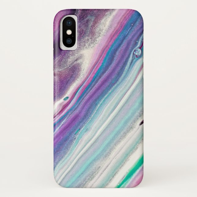 blue raspberry abstract phone case (Back)