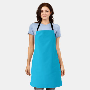 Blue raspberry (solid colour)  apron