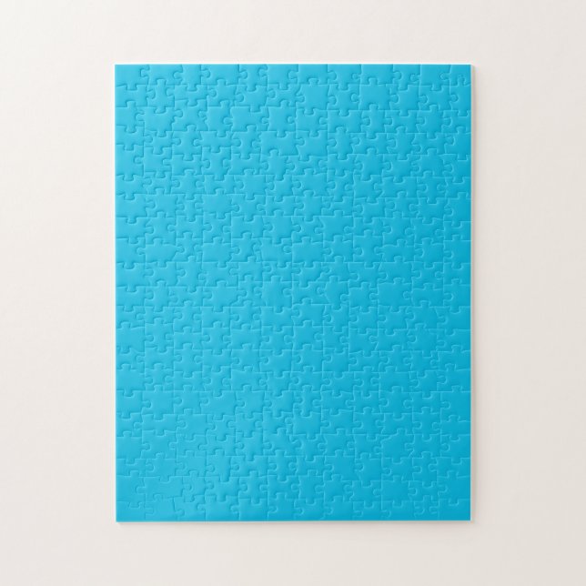 Blue raspberry (solid colour)  jigsaw puzzle (Vertical)
