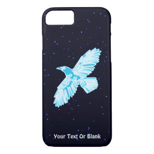 Blue Raven On Stars Case-Mate iPhone Case