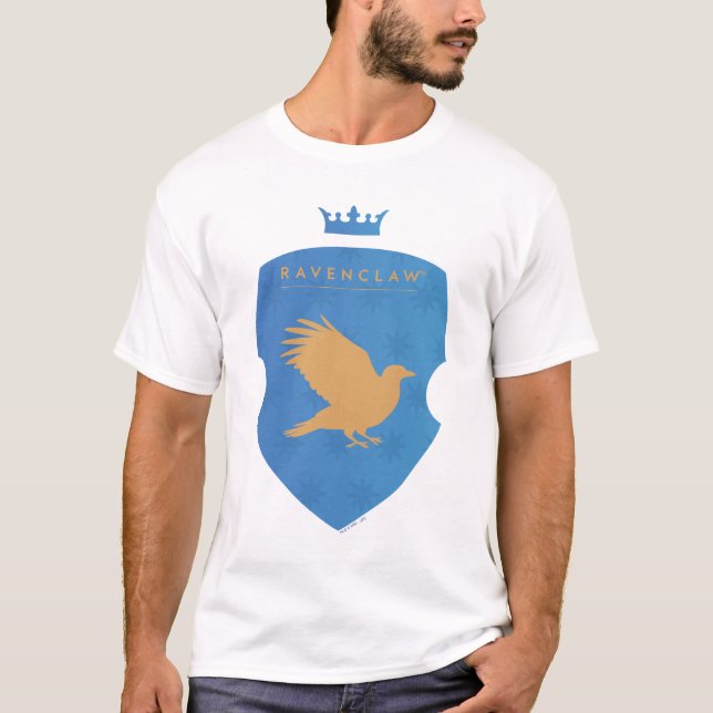 Blue RAVENCLAW™ Crowned Crest T-Shirt (Front)