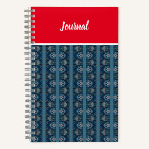 Blue/Red Notebook by Adiela Akoo - CUSTOMIZE it