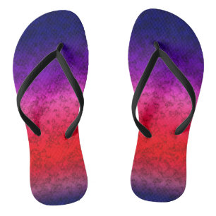 Blue-red Ombre Jandals