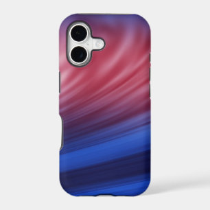 Blue, Red paint brush strokes on iphone cases