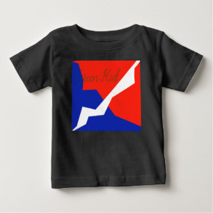 Blue Red White Flag Colours Baby T-Shirt