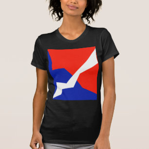 Blue Red White Flag Colours T-Shirt