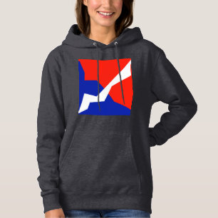 Blue Red White Item Hoodie