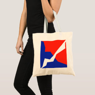 Blue Red White Item Tote Bag