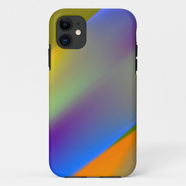Blue red yellow green abstract pattern orangpurple Case-Mate iPhone case (Back)
