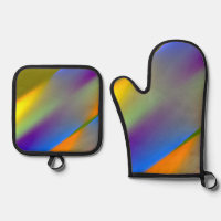 Blue red yellow green abstract pattern orangpurple