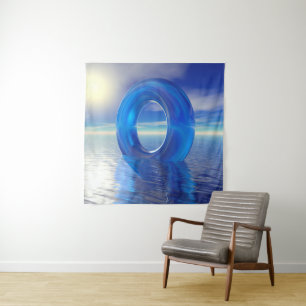 Blue Reflections Tapestry