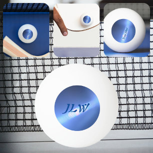 Blue Refraction Personalised Ping Pong Ball