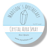 Blue | Reiki Crystal Product Labels