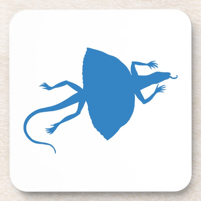 Blue reptile coaster (Front)