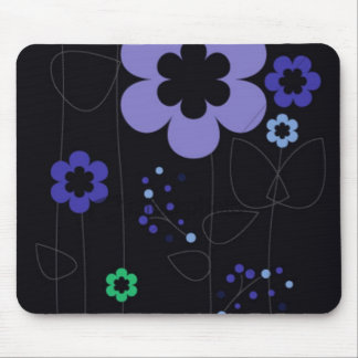blue retro mouse pad