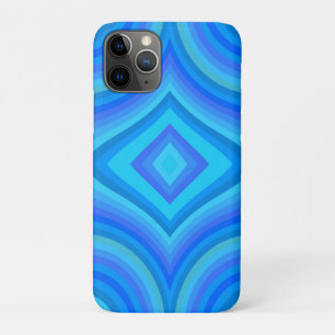 Blue Retro Pattern Case-Mate iPhone Case