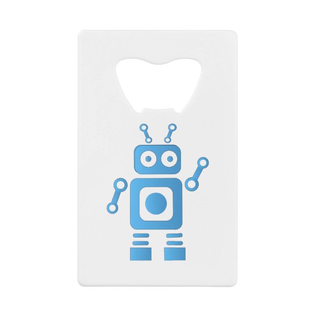 Blue Retro Robot (Front)